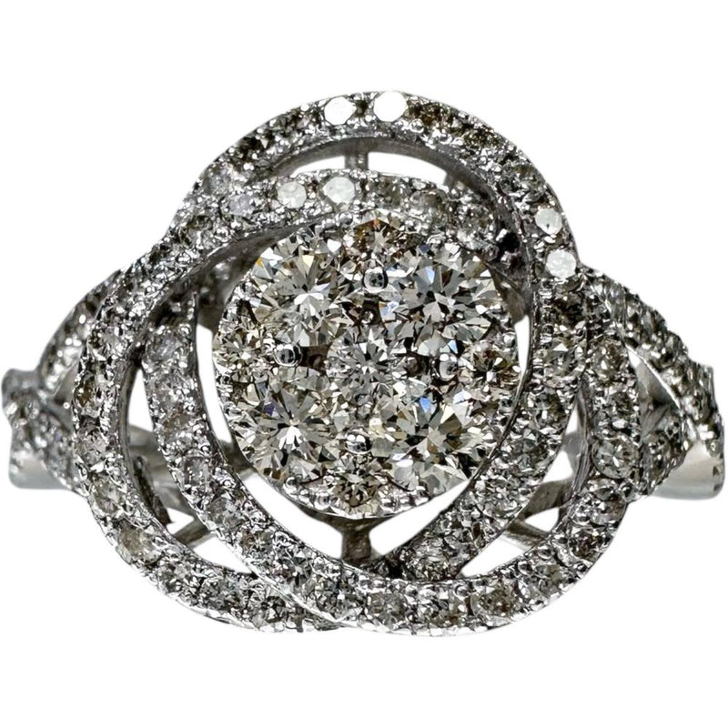 10.5号 ダイヤモンド 計0.90ct リング・指輪 K18WGホワイトゴールド 18金 3.7g レディース
【中古】【真子質店】【NN】




【KxD】