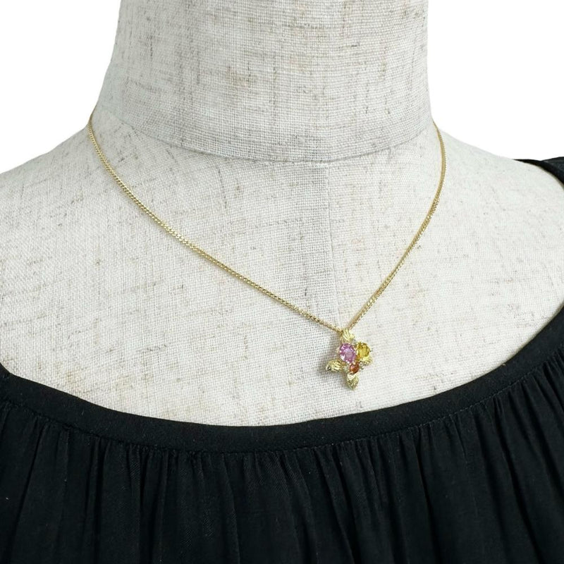 拡散検査なし マルチカラーサファイア ダイヤモンド 計0.04ct ネックレス K18ゴールド 18金 4.7g 39cm レディース
【中古】【真子質店】【NN】




【YSMa】