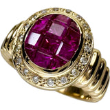 16号 ミステリーセッティングルビー 2.00ct ダイヤモンド 0.17ct リング・指輪 K18ゴールド 18金 9.3g レディース
【中古】【真子質店】【NN】




【ITTI】