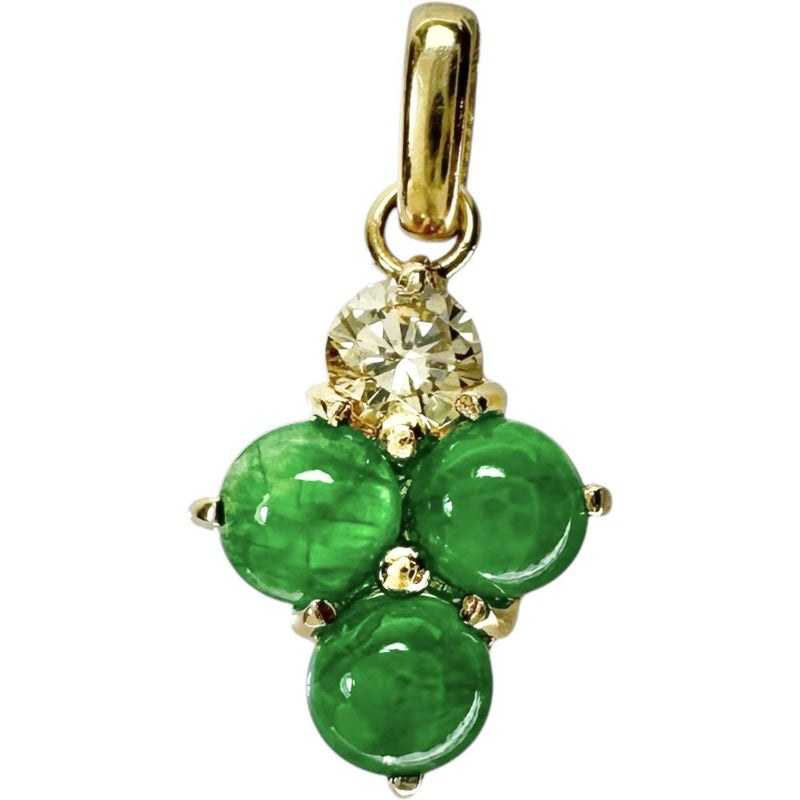 Pt900 ヒスイ 4.31ct ダイヤ 0.33ct リング 指輪 17号 5月誕生石