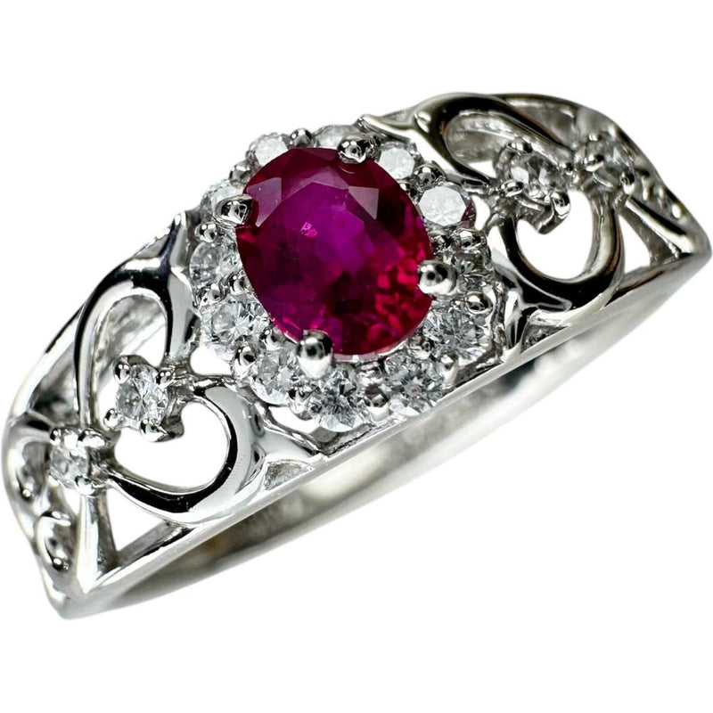 10号 ルビー 0.27ct ダイヤモンド 計0.12ct リング・指輪 Pt900プラチナ 2.9g レディース
【中古】【真子質店】【NN】




【TDT】