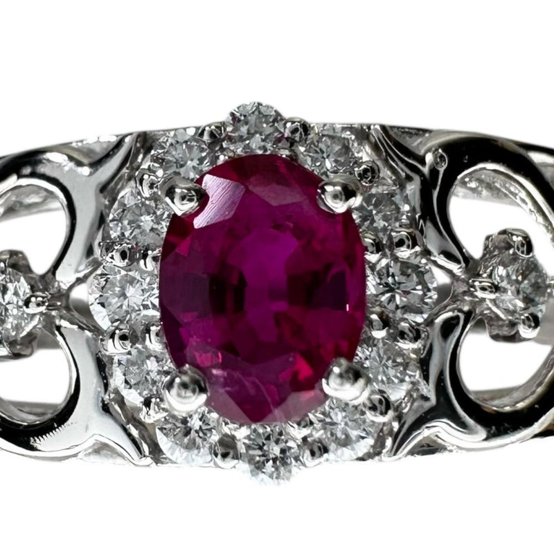 10号 ルビー 0.27ct ダイヤモンド 計0.12ct リング・指輪 Pt900プラチナ 2.9g レディース
【中古】【真子質店】【NN】




【TDT】