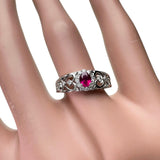 10号 ルビー 0.27ct ダイヤモンド 計0.12ct リング・指輪 Pt900プラチナ 2.9g レディース
【中古】【真子質店】【NN】




【TDT】