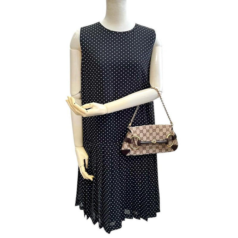 【GUCCI/グッチ】 114923 ホースビット チェーン ショルダーバッグ GGキャンバス/レザー ベージュ/ブラウン レディース【中古】【真子質店】【BL】




【IIxx】