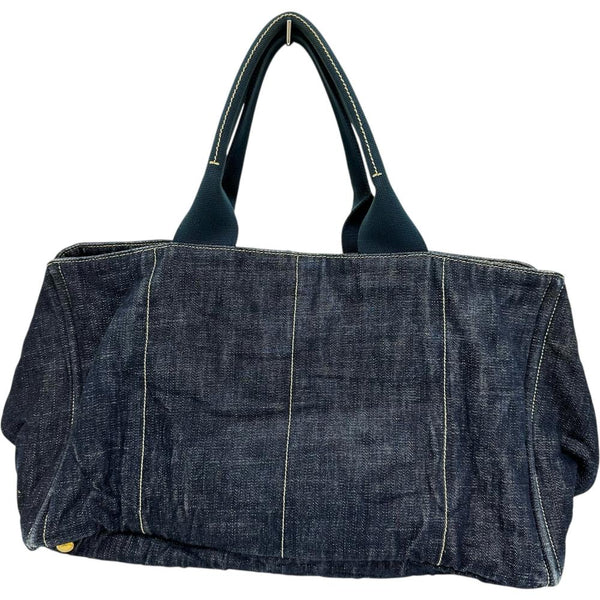 【PRADA/プラダ】 カナパ ハンドバッグ キャンバス インディゴブリー（ネイビー） レディース【中古】【真子質店】【BL】




【TMox】