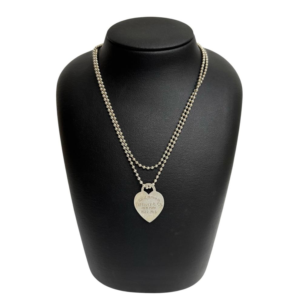 TIFFANY&Co./ティファニー】 ハートタグ ロング ネックレス リターン