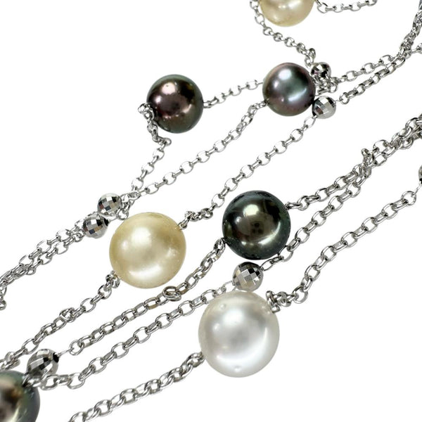 ステーション ロング 南洋パール/真珠 8.5～11.0mm ネックレス K18WGホワイトゴールド 18金 23.6g 90cm レディース
【中古】【真子質店】【NN】




【IIMiMi】