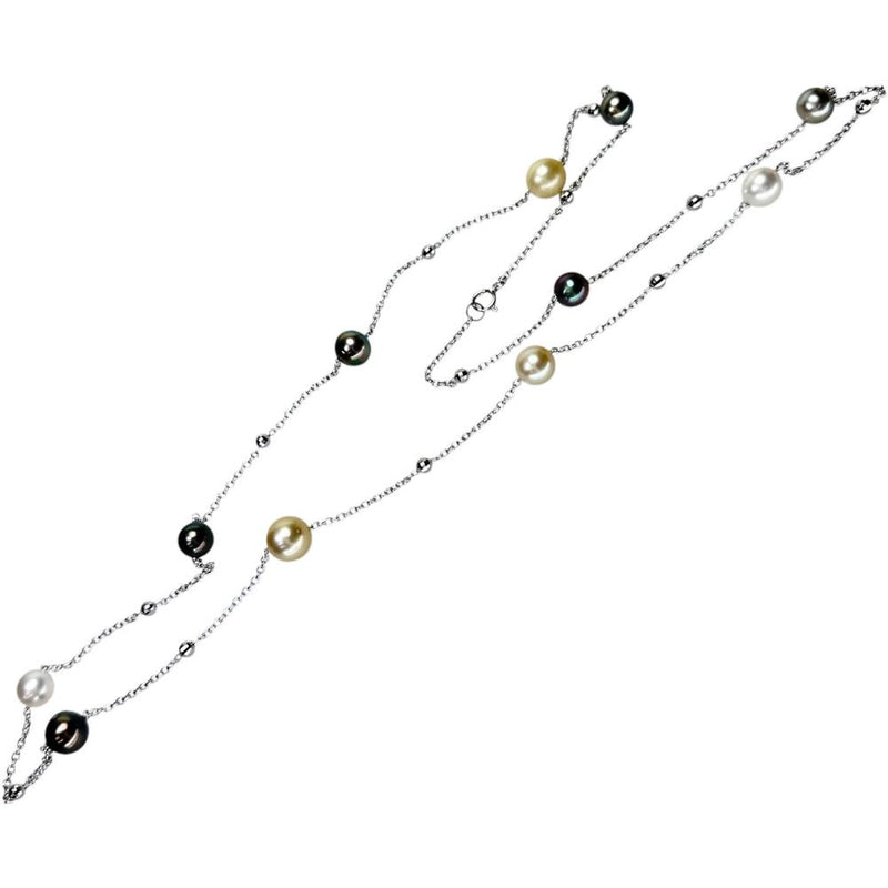 ステーション ロング 南洋パール/真珠 8.5～11.0mm ネックレス K18WGホワイトゴールド 18金 23.6g 90cm レディース
【中古】【真子質店】【NN】




【IIMiMi】