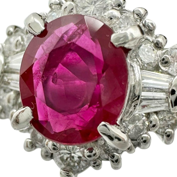 9号 ビルマ産ルビー 0.955ct ダイヤモンド 0.45ct リング・指輪 Pt900プラチナ 4.9g レディース
【中古】【真子質店】【NN】




【ITIx】