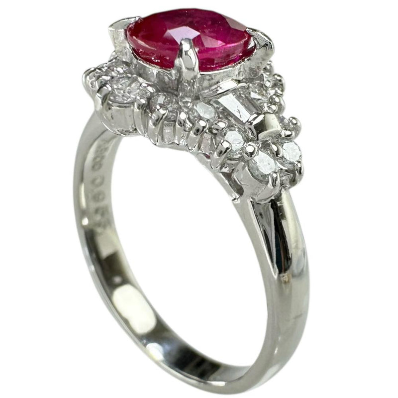 9号 ビルマ産ルビー 0.955ct ダイヤモンド 0.45ct リング・指輪 Pt900プラチナ 4.9g レディース
【中古】【真子質店】【NN】




【ITIx】