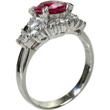 9号 ビルマ産ルビー 0.955ct ダイヤモンド 0.45ct リング・指輪 Pt900プラチナ 4.9g レディース
【中古】【真子質店】【NN】




【ITIx】