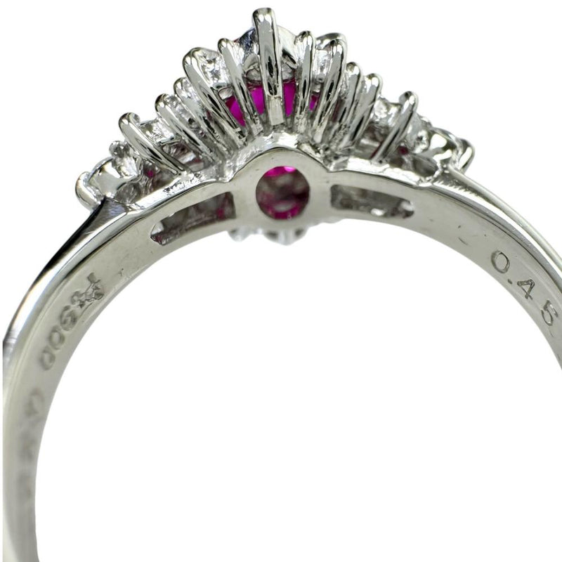 9号 ビルマ産ルビー 0.955ct ダイヤモンド 0.45ct リング・指輪 Pt900プラチナ 4.9g レディース
【中古】【真子質店】【NN】




【ITIx】