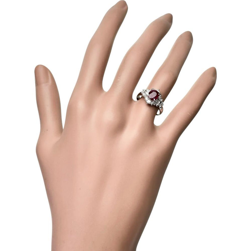 9号 ビルマ産ルビー 0.955ct ダイヤモンド 0.45ct リング・指輪 Pt900プラチナ 4.9g レディース
【中古】【真子質店】【NN】




【ITIx】