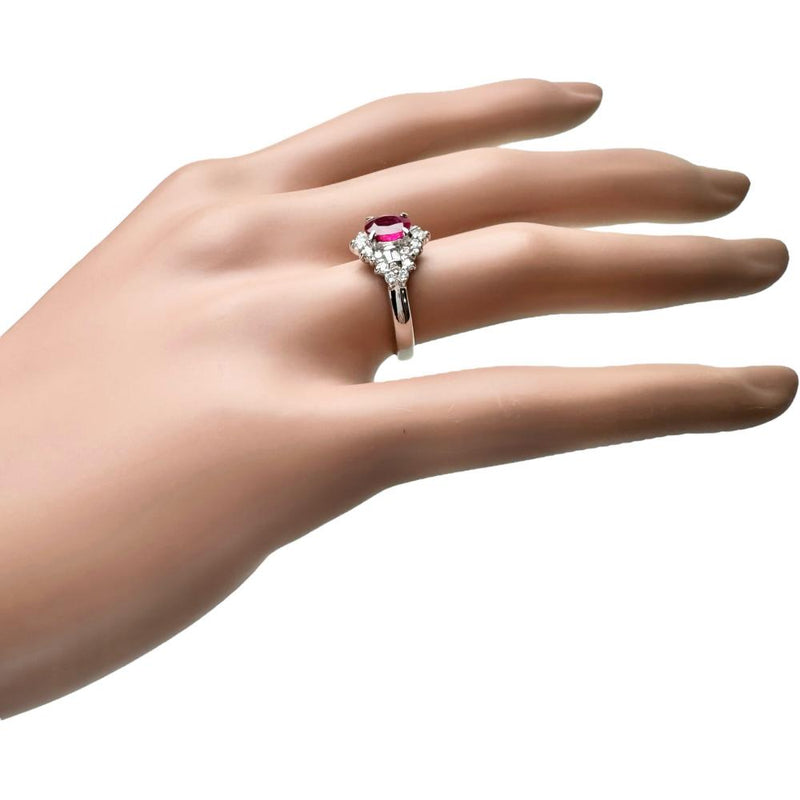 9号 ビルマ産ルビー 0.955ct ダイヤモンド 0.45ct リング・指輪 Pt900プラチナ 4.9g レディース
【中古】【真子質店】【NN】




【ITIx】