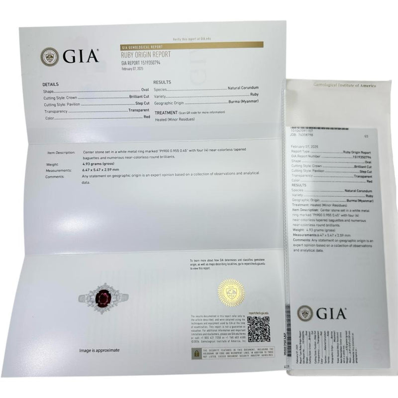 9号 ビルマ産ルビー 0.955ct ダイヤモンド 0.45ct リング・指輪 Pt900プラチナ 4.9g レディース
【中古】【真子質店】【NN】




【ITIx】
