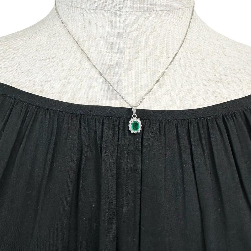 エメラルド 0.37ct ダイヤモンド 0.30ct ネックレス Pt850プラチナ 4.4g 40cm レディース
【中古】【真子質店】【NN】




【MaMax】