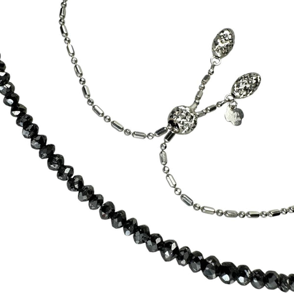 ブラックダイヤモンド 21.28ct ネックレス K18WGホワイトゴールド 18金 8.0g 最長約74cm レディース
【中古】【真子質店】【NN】




【MoMaS】