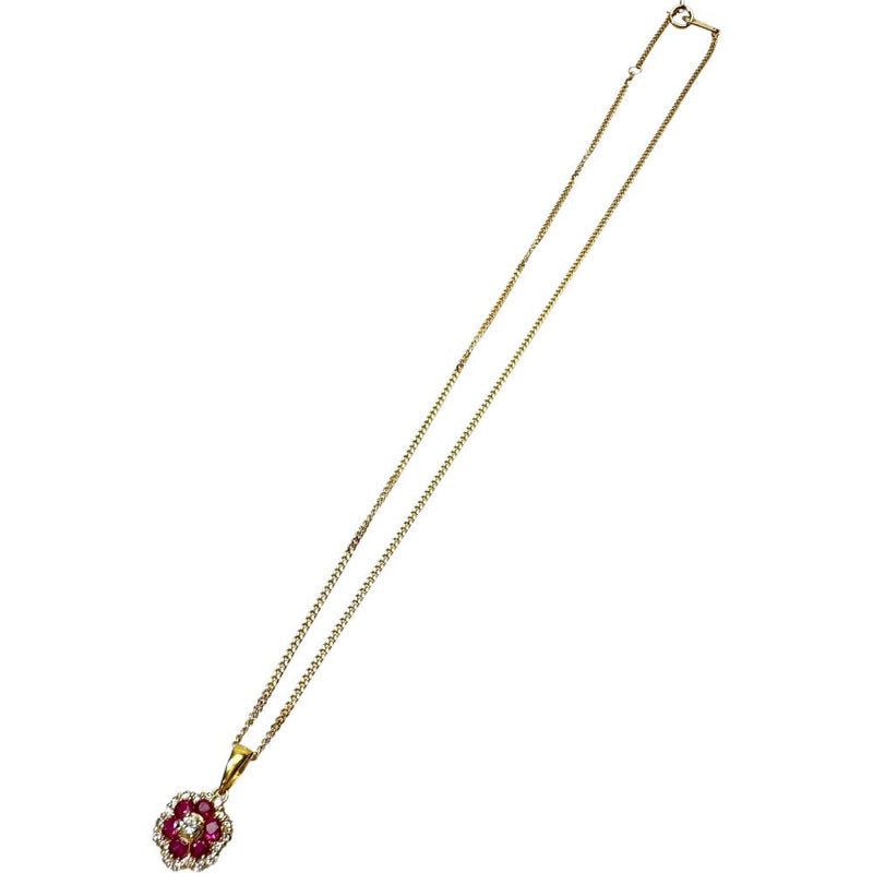 フラワー  ルビー ダイヤモンド ネックレス K18ゴールド 18金 6.0g 40cm レディース
【中古】【真子質店】【NN】




【KIMo】