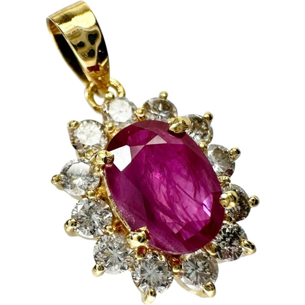 ルビー 0.40ct ダイヤモンド ペンダントトップ K18ゴールド 18金 1.2g レディース
【中古】【真子質店】【NN】




【TIK】