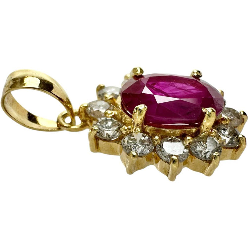 ルビー 0.40ct ダイヤモンド ペンダントトップ K18ゴールド 18金 1.2g レディース
【中古】【真子質店】【NN】




【TIK】