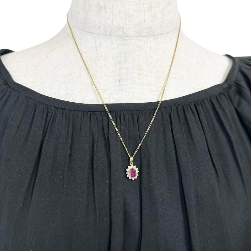 ルビー 0.40ct ダイヤモンド ペンダントトップ K18ゴールド 18金 1.2g レディース
【中古】【真子質店】【NN】




【TIK】