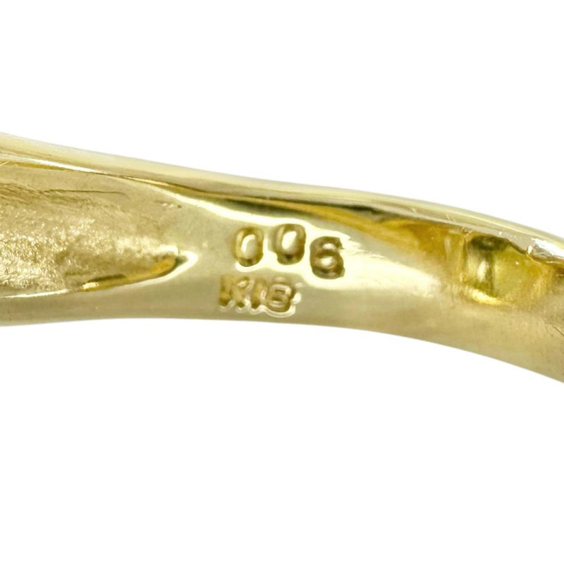 12号 ベリル 20.17ct ダイヤモンド 0.06ct リング・指輪 K18ゴールド 18金/Pt900プラチナ 18.4g レディース 【中古】【真子質店】【NN】 【IMiIMo】
