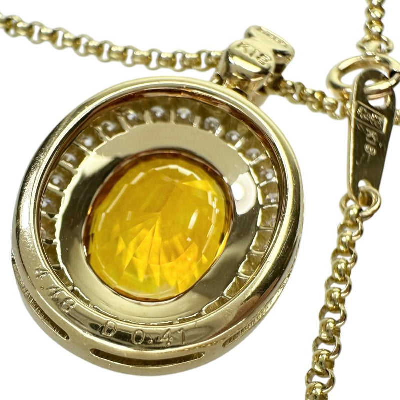 和光/WAKO 拡散加熱処理なし ゴールデンサファイア 4.48ct ダイヤモンド 0.41ct ネックレス K18ゴールド 18金 10.3g 44cm レディース
【中古】【真子質店】【NN】




【MaDYMo】