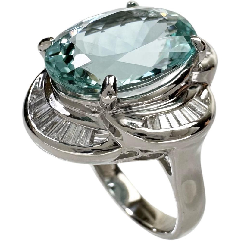 12号 アクアマリン 6.062ct ダイヤモンド 計0.46ct リング・指輪 Pt900プラチナ 11.1g レディース
【中古】【真子質店】【NN】




【ITIx】