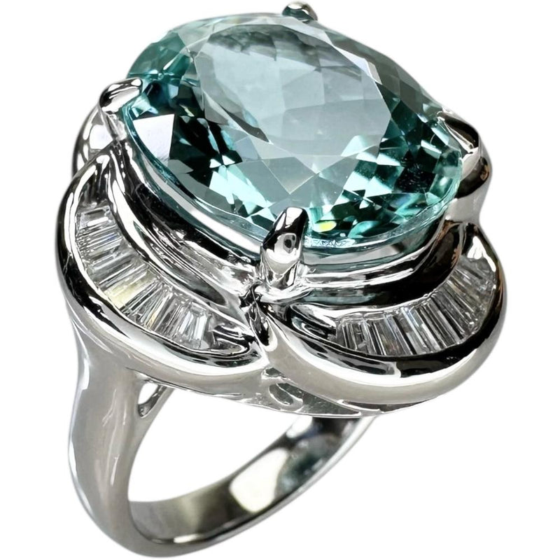 12号 アクアマリン 6.062ct ダイヤモンド 計0.46ct リング・指輪 Pt900プラチナ 11.1g レディース
【中古】【真子質店】【NN】




【ITIx】