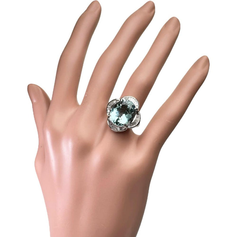12号 アクアマリン 6.062ct ダイヤモンド 計0.46ct リング・指輪 Pt900プラチナ 11.1g レディース
【中古】【真子質店】【NN】




【ITIx】