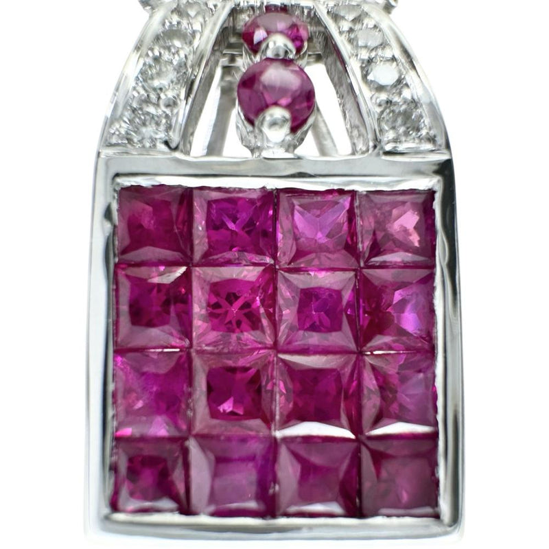 【Masumi Kasahara/笠原真寿美】 ルビー（ミステリーセッティング） 1.52ct ダイヤモンド 0.07ct ネックレス K18WGホワイトゴールド 18金 4.8g 47cm レディース
【中古】【真子質店】【NN】




【YxMo】