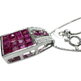 【Masumi Kasahara/笠原真寿美】 ルビー（ミステリーセッティング） 1.52ct ダイヤモンド 0.07ct ネックレス K18WGホワイトゴールド 18金 4.8g 47cm レディース
【中古】【真子質店】【NN】




【YxMo】