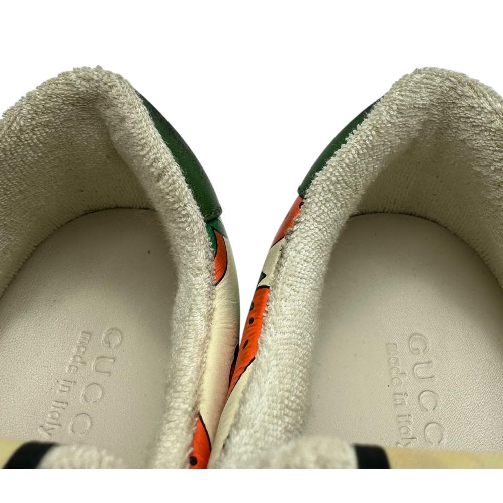 GUCCI/グッチ】 エース スクリーナー イチゴ柄 スニーカー レザー
