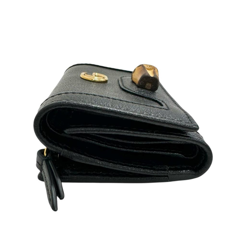 【GUCCI/グッチ】 658633 ダイアナ バンブー コンパクトウォレット    三つ折り財布 レザー ブラック レディース【中古】【真子質店】【BL】




【Maxx】
