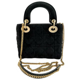 【Christian Dior/クリスチャンディオール】 レディディオール ミニ 2WAY ハンドバッグ ベロア/ベルベット/ラインストーン ブラック レディース【中古】【真子質店】【BL】




【MaYxx】