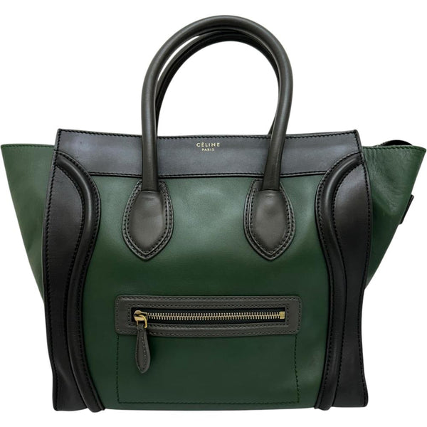 【CELINE/セリーヌ】 ラゲージ ミニショッパー ハンドバッグ レザー ブラック/グリーン/ゴールド金具 レディース【中古】【真子質店】【BL】




【Kxx】