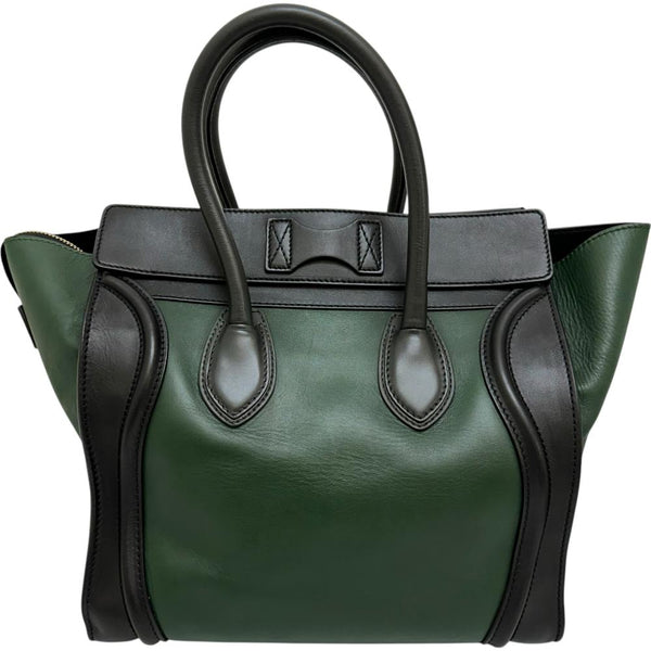 【CELINE/セリーヌ】 ラゲージ ミニショッパー ハンドバッグ レザー ブラック/グリーン/ゴールド金具 レディース【中古】【真子質店】【BL】




【Kxx】