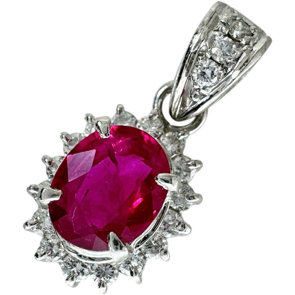 ルビー 0.80ct ダイヤモンド 0.21ct ペンダントトップ Pt900プラチナ 2.0g レディース
【中古】【真子質店】【NN】




【MaSY】