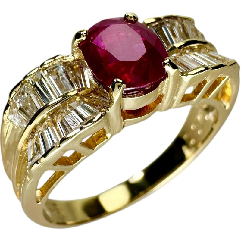 12号 ルビー 1.06ct ダイヤモンド 0.75ct リング・指輪 K18ゴールド 18金 4.2g レディース
【中古】【真子質店】【NN】




【SSx】