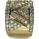 19号 メンズOK ダイヤモンド 2.00ct リング・指輪 K18ゴールド 18金 10.3g レディース 【中古】【真子質店】【NN】 【ISMix】