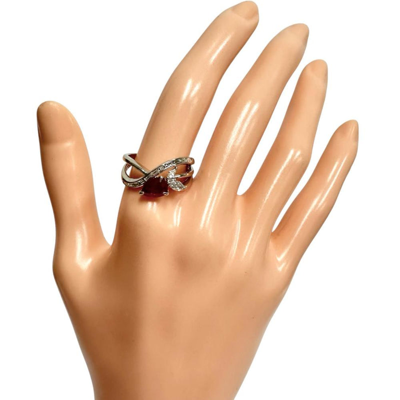 12.5号 ルビー 0.89ct ダイヤモンド 計0.43ct リング・指輪 Pt900プラチナ 7.2g レディース
【中古】【真子質店】【NN】




【YYx】