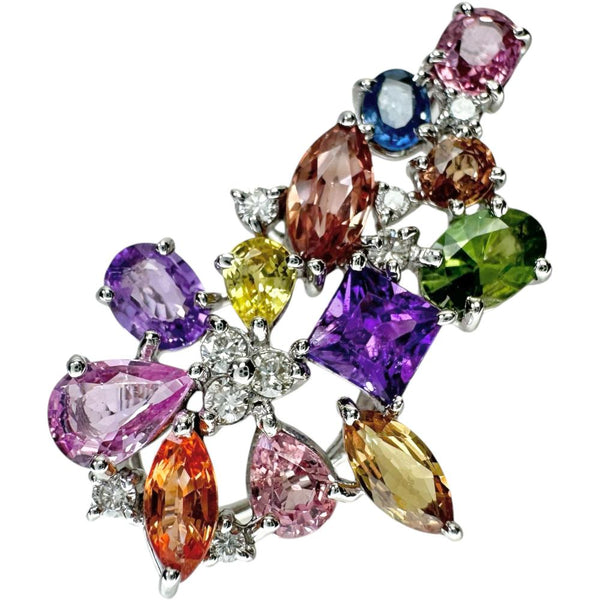 マルチカラーサファイア 4.36ct ダイヤモンド 0.20ct ペンダントトップ K18WGホワイトゴールド 18金 4.3g レディース
【中古】【真子質店】【NN】




【MiID】