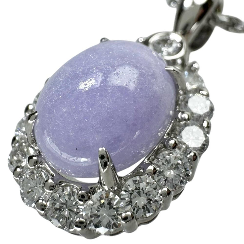 ラベンダーヒスイ 3.27ct ダイヤモンド 計0.75ct ネックレス K18WGホワイトゴールド 18金 7.7g 40cm レディース
【中古】【真子質店】【NN】




【IMaDT】