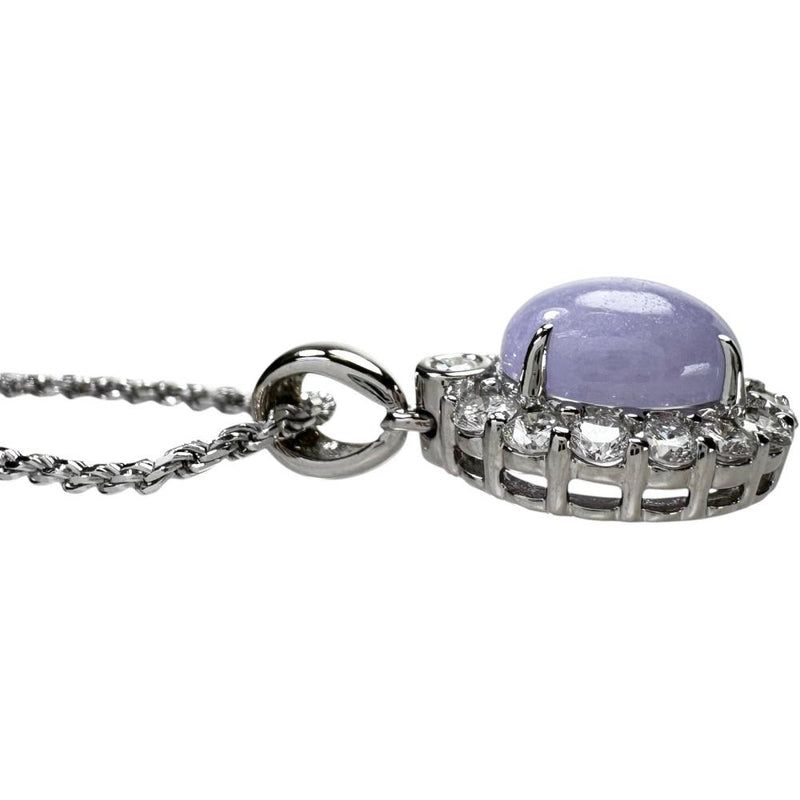 ラベンダーヒスイ 3.27ct ダイヤモンド 計0.75ct ネックレス K18WGホワイトゴールド 18金 7.7g 40cm レディース
【中古】【真子質店】【NN】




【IMaDT】