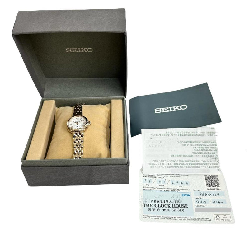 【SEIKO/セイコー】 ルキア 4N31-00A0/SSWA068  保証書/ギャラ/箱付き 腕時計/ピンクGP/ダイヤモンド クオーツ 白/ダイヤモンド2石文字盤 レディース
【中古】【真子質店】【NN】




【Ixx】