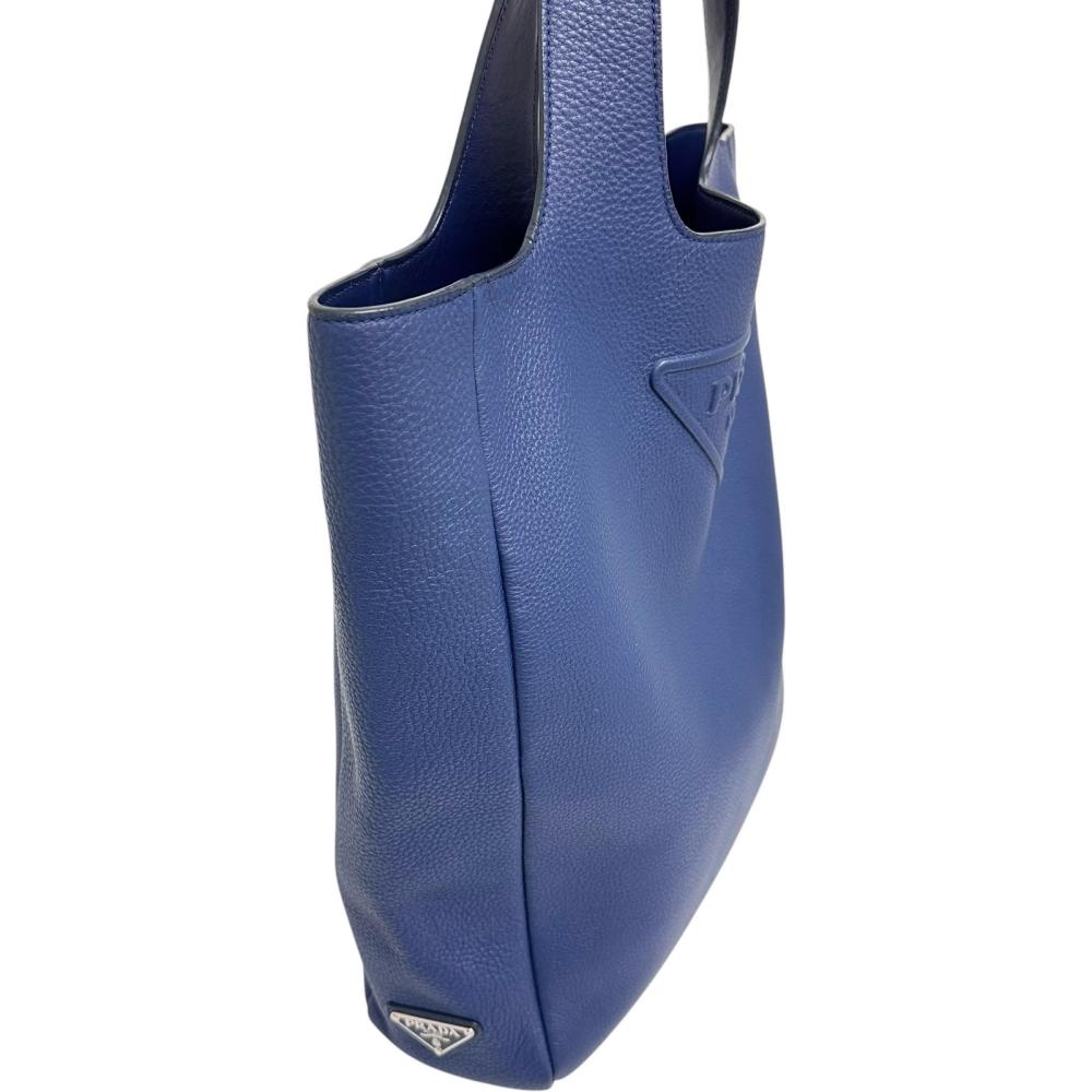 PRADA/プラダ】 ヴィッテロダイノ 2VG092 トートバッグ レザー ブルー