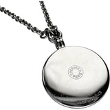 HERMES Quadridge Medaille Necklace, Metal, 18.2g, 45cm, White/Silver, Women's
 [Used] [Makoto Pawn Shop] [GD]




 [YMiT] 