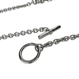 HERMES Quadridge Medaille Necklace, Metal, 18.2g, 45cm, White/Silver, Women's
 [Used] [Makoto Pawn Shop] [GD]




 [YMiT] 