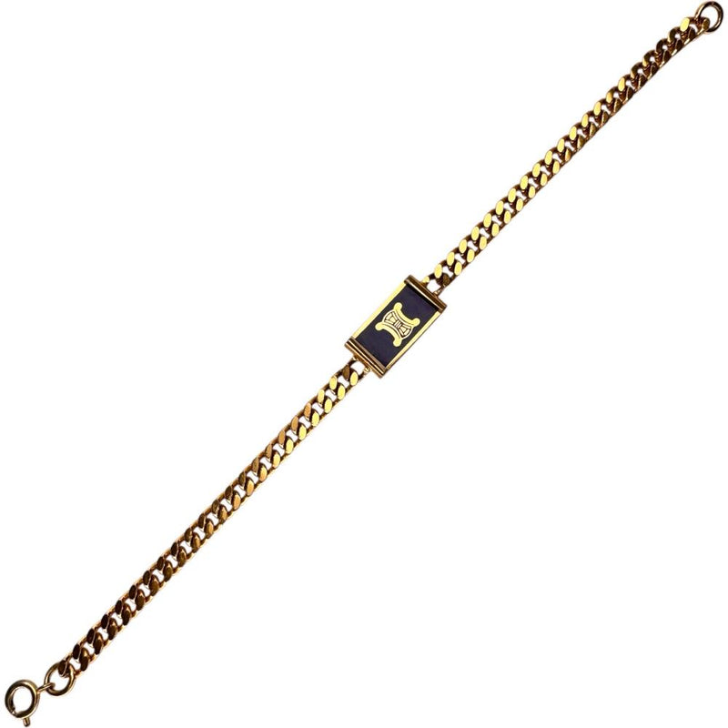 【CELINE/セリーヌ】 トリオンフ プレート 喜平 ブレスレット GP 14.6g 18.5cm レディース
【中古】【真子質店】【GD】




【ITI】