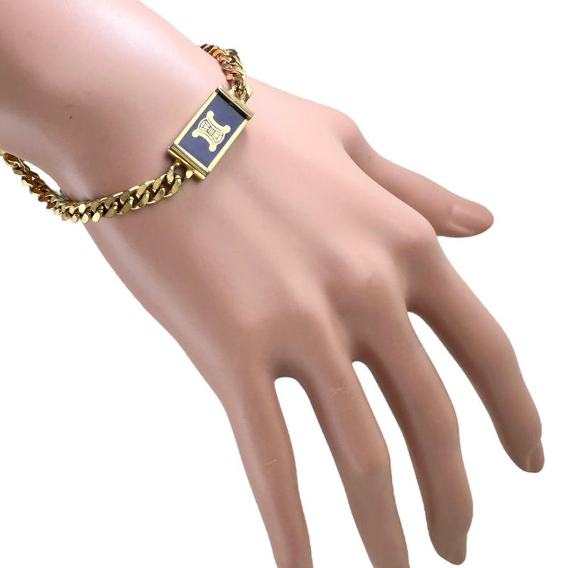 【CELINE/セリーヌ】 トリオンフ プレート 喜平 ブレスレット GP 14.6g 18.5cm レディース
【中古】【真子質店】【GD】




【ITI】